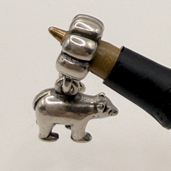 Pandora Disc Retired Polar Bear Charm - Picture 1 of 5